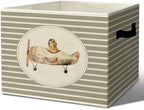 Rustic Golden Retriever Airplane Storage Bins Boxes by Unknown