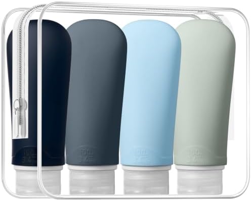 INSFIT Travel Bottles for Toiletries, TSA Approved 3oz Travel Size Containers by INSFITPortableTravelBottles