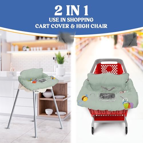PILLANI Shopping Cart Seat for Baby, High Chair Cover for Restaurant Seat - Image 4