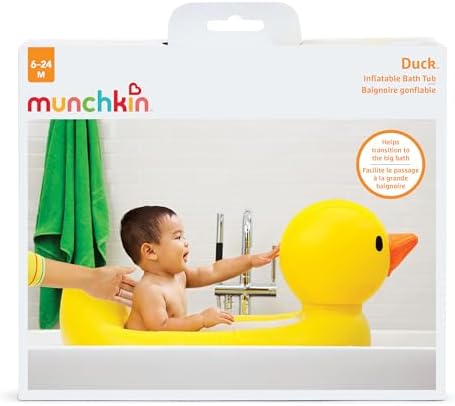Munchkin Duck Inflatable Baby Bathtub - Image 5