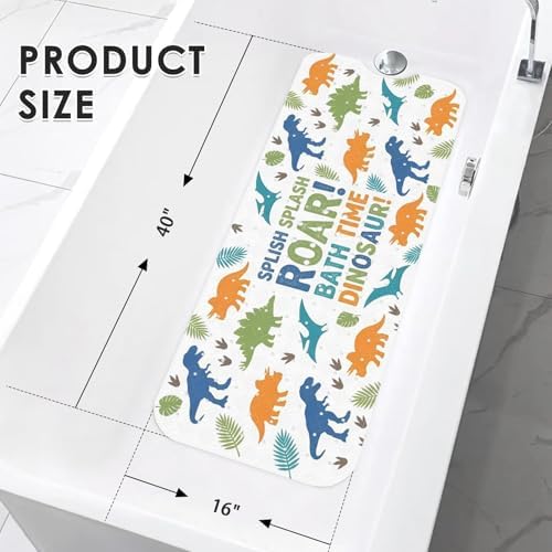 Bathtub Shower Mat 40X16 Inch, for Toddler - Image 4