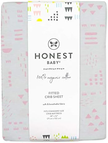 HonestBaby Unisex-Baby Classics Fitted Crib Sheets Set Standard Mattress - Image 2