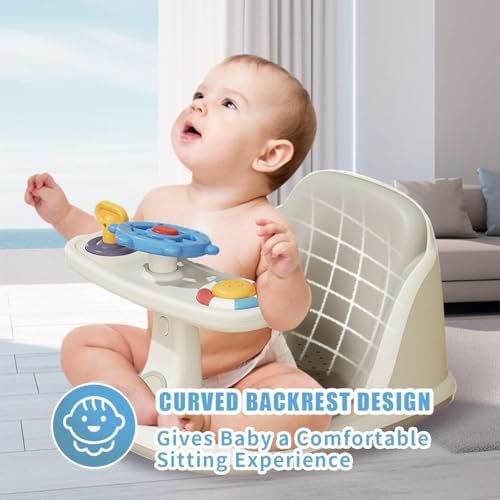 Baby Bath Chair, Designed for 6-36 Months Baby, Portable Toddler Bath Chair - Image 4