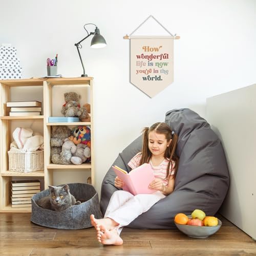 How Wonderful Life Is Now You're in the World Wall Pennants Banners - Image 6