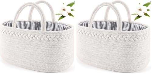 ABenkle Baby Diaper Caddy, Nursery Storage Bin and Car Organizer by ABenkle