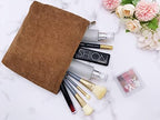 PAZIMIIK Makeup Bag Large Zipper Corduroy Make Up Pouch - Image 5