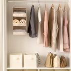 GRANNY SAYS 3-Shelf Hanging Closet Organizer, Foldable Storage - Image 2