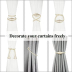 Magnetic Curtain Tiebacks Rope Decorative Holdbacks - Image 5