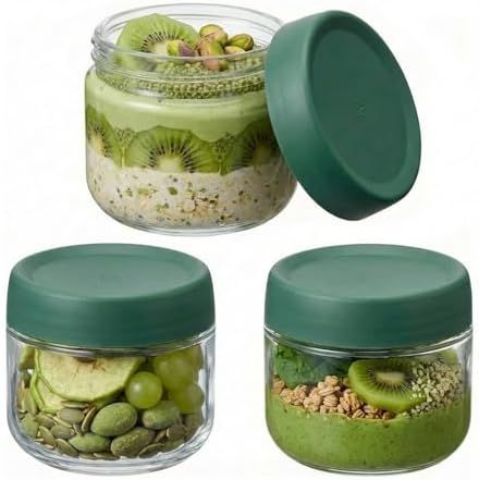 Povinmos® 3Pack Overnight Oats Containers by Povinmos
