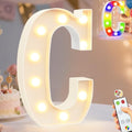 Pooqla LED Light Up Letters, Warm White and Colorful Lighted Marquee Letters by Pooqla