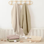 Bearmoss Muslin Crib Sheets 100% Cotton Baby Crib Sheets Fitted - Image 6