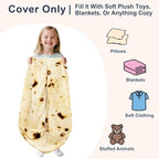 Lukeight Burrito Stuffed Animal Storage Bean Bag Chair Cover - Image 2