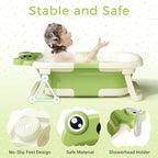 BUNWAG Baby Bathtub, Collapsible Newborn Bathtub - Image 2