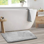 Clara Clark Bathroom Rugs, Velvet Memory Foam Bath Mat, Machine Washable Bath - Image 2