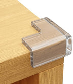 8-Pack Clear Baby Proof Corner Protectors, Soft Rubber Foam by Komfortology