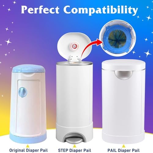 Diaper Pail Refill Bags 40 Pack, Compatible - Image 2
