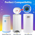 Diaper Pail Refill Bags 40 Pack, Compatible - Image 2