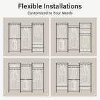 VIPEK V5 Heavy Duty Clothes Rack, Freestanding Modular Closet System - Image 4