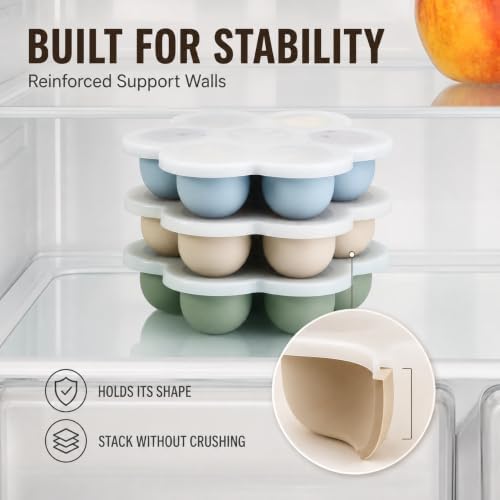 PandaEar 3 Pack Baby Food Freezer Tray - Image 3