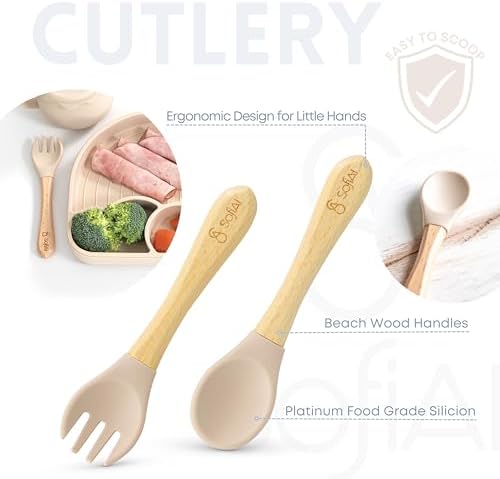 BPA-Free Non-Toxic Silicone Baby Feeding Set – Suction Plate, Bib & Cup – - Image 5