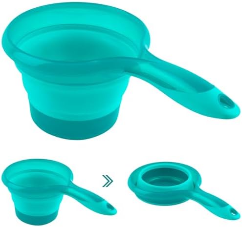 AUEAR, Folding Water Ladle Collapsible Spoon Scoop Cup by AUEAR