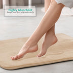 Clara Clark 2 Piece Bathroom Rugs, Velvet Memory Foam Bath Mat Set, Non-Slip - Image 7