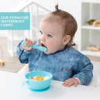 Bumkins Sleeved Bib for Girl or Boy, Baby and Toddler for 6-24 Mos, Essential - Image 3