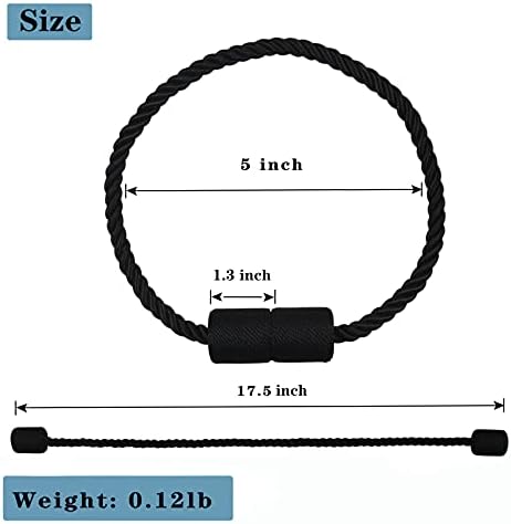 Magnetic Curtain Tiebacks Holdbacks Decorative Tie Backs - Image 3