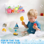 Bath Toy Storage 4 Packs, Large Bath Toy Holder - Image 4