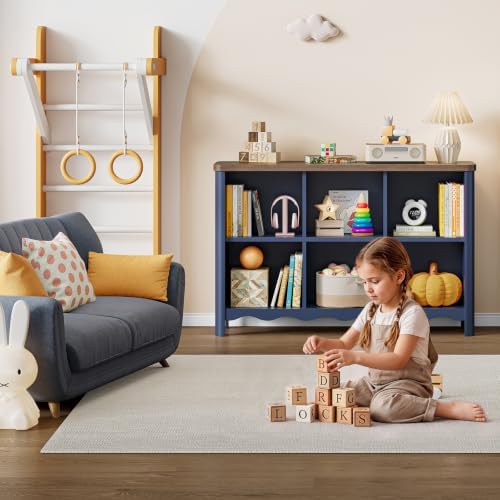 ONBRILL 6 Cube Storage Organizer Shelf, Bookshelf and Toy Storage Organizer - Image 3