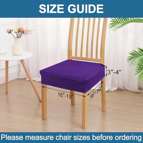 Smiry Waterproof Seat Covers for Dining Room Chairs - Image 2
