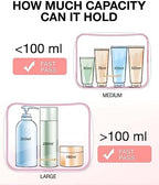 BAGSMART Clear Toiletry Bag 2-Pack TSA Approved Water-Repellent - Image 6