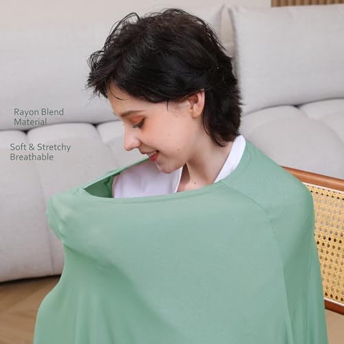 Seejoy Multi-use Nursing Cover for Breastfeeding, 360°Full Coverage Nursing - Image 4