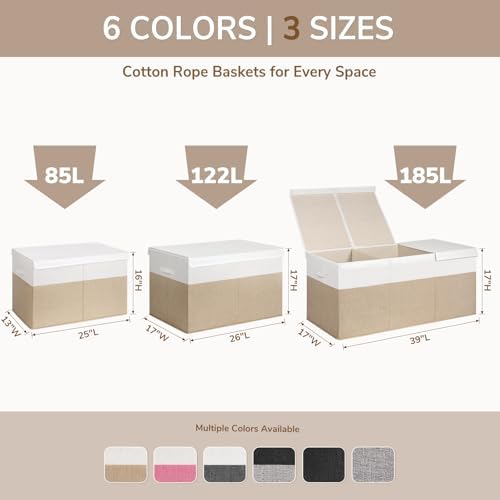 INDRESSME 185L Collapsible Toy Storage Box - Image 7