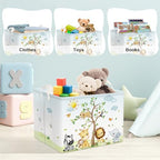 Clastyle 36L Large Safari Animal Tree Baby Basket Giraffe Lion Elephant Toy - Image 5