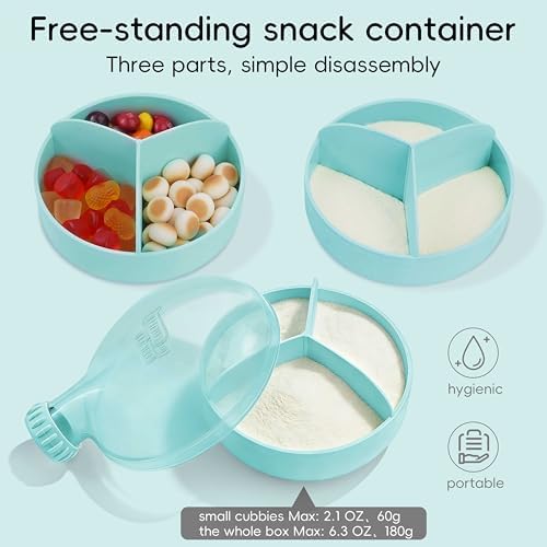 6Oz Baby Formula Dispenser Airtight Leak Proof Travel Milk Container 2 Pack - Image 3