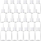 MMonDod 25 Pack 1.7oz/50ml Plastic Empty Bottles by MMonDod