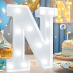 Pooqla LED Marquee Letter Lights, Warm White and Cool White Decorative Lighted by Pooqla