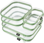 YQBRAO Clear Hard Shell Zipper Cases, 6 Multi-Size Organizers by Unknown