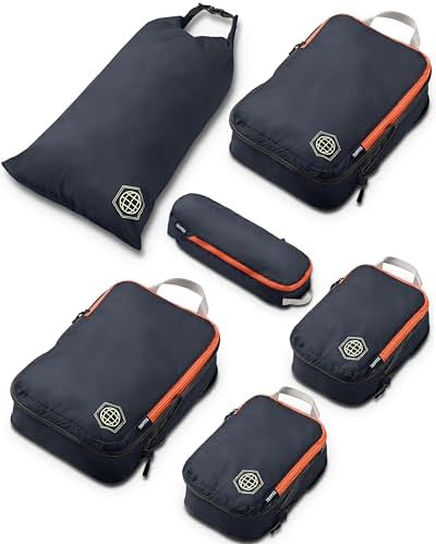 TRIPPED Travel Gear Compression Packing Cubes by TRIPPEDTravelGear