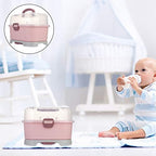 Toyvian Baby Bottle Storage Box Portable Milk Bottle Case - Image 4