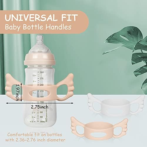 Aolso Silicone Baby Bottle Handles, Dishwasher Safe - Image 2