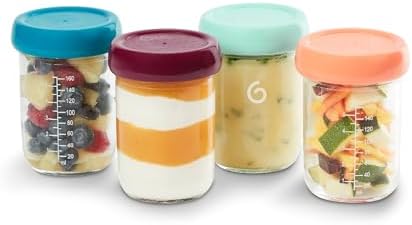 Babymoov Babybols Glass Baby Food Storage Jars, 8 oz by Babymoov