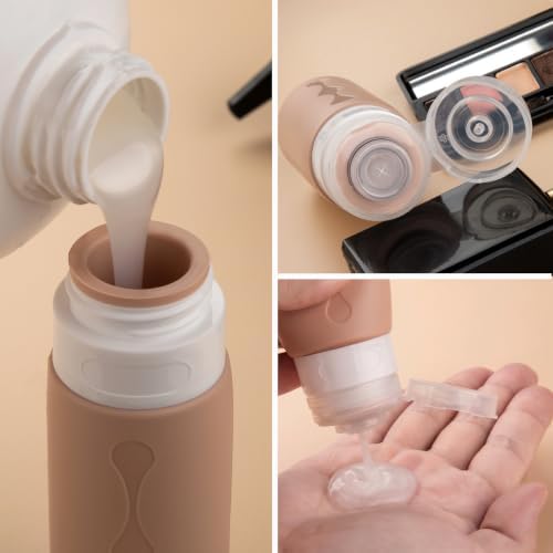 Gemice Travel Bottles for Toiletries Tsa Approved Travel 3oz Size Containers - Image 3