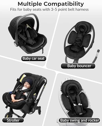 TinlyFinly Infant Car Seat Insert - Image 5