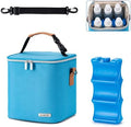 Breastmilk Cooler Bag with Ice Pack Fits 6 Baby Bottles Up to 9 Ounce, Baby by BABEYER