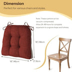 Chair Cushions for Dining Chairs Set of 4 - Image 2