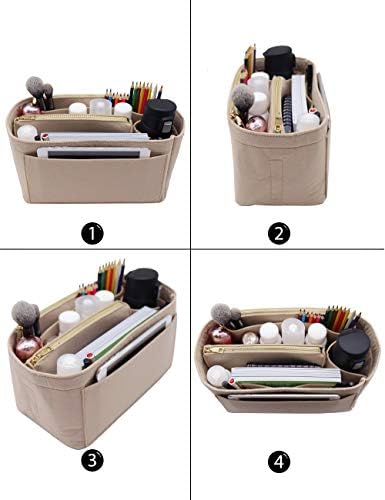 LEXSION Felt Purse Organizer Insert, Tote Bag Shaper Dividers - Image 4