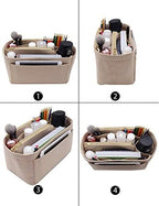 LEXSION Felt Purse Organizer Insert, Tote Bag Shaper Dividers - Image 4