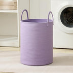 Laundry Basket Hamper Tall Rope Storage Woven by AMTOTAM